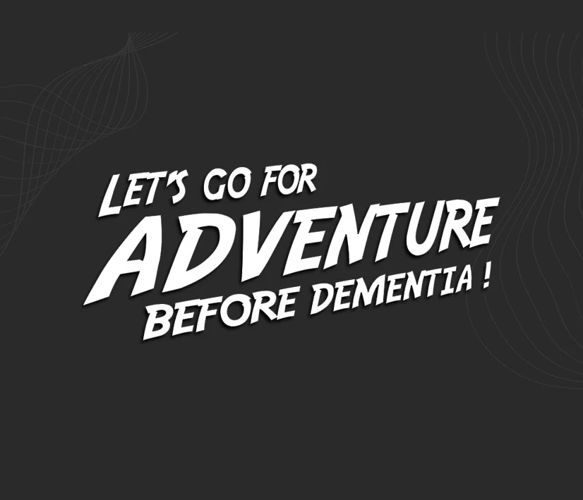 Stickers ADVENTURE BEFORE DEMENTIA